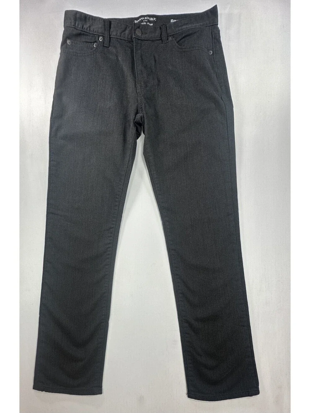 Banana Republic Straight Slim Travel Jeans Gray Mens 32/32
